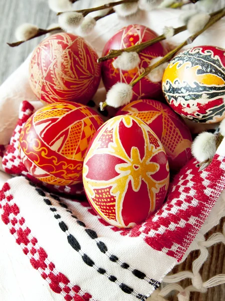 Traditional Painted Easter Eggs — Stock Photo, Image