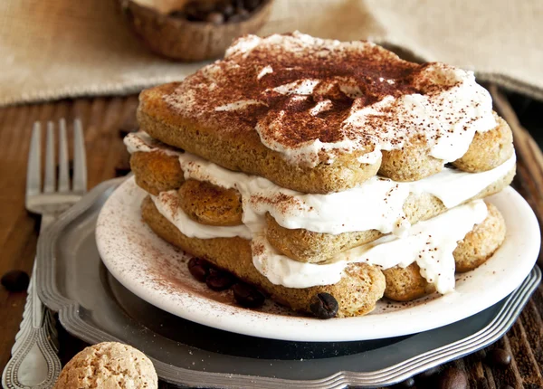 Bolo Tiramisu — Fotografia de Stock