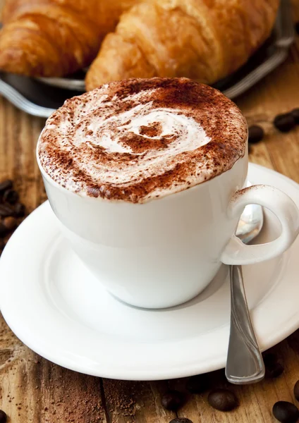 Copo de café clássico Cappuccino — Fotografia de Stock