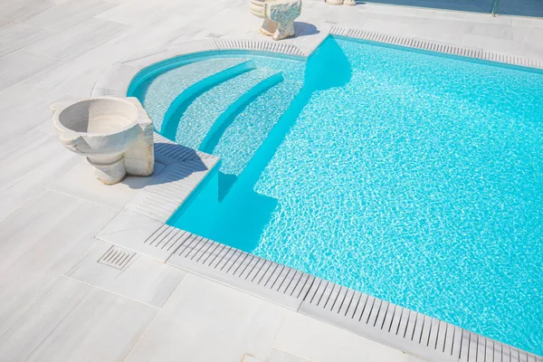 Beautiful Luxury Swimming Pool Resort Hotel — Stock Photo, Image