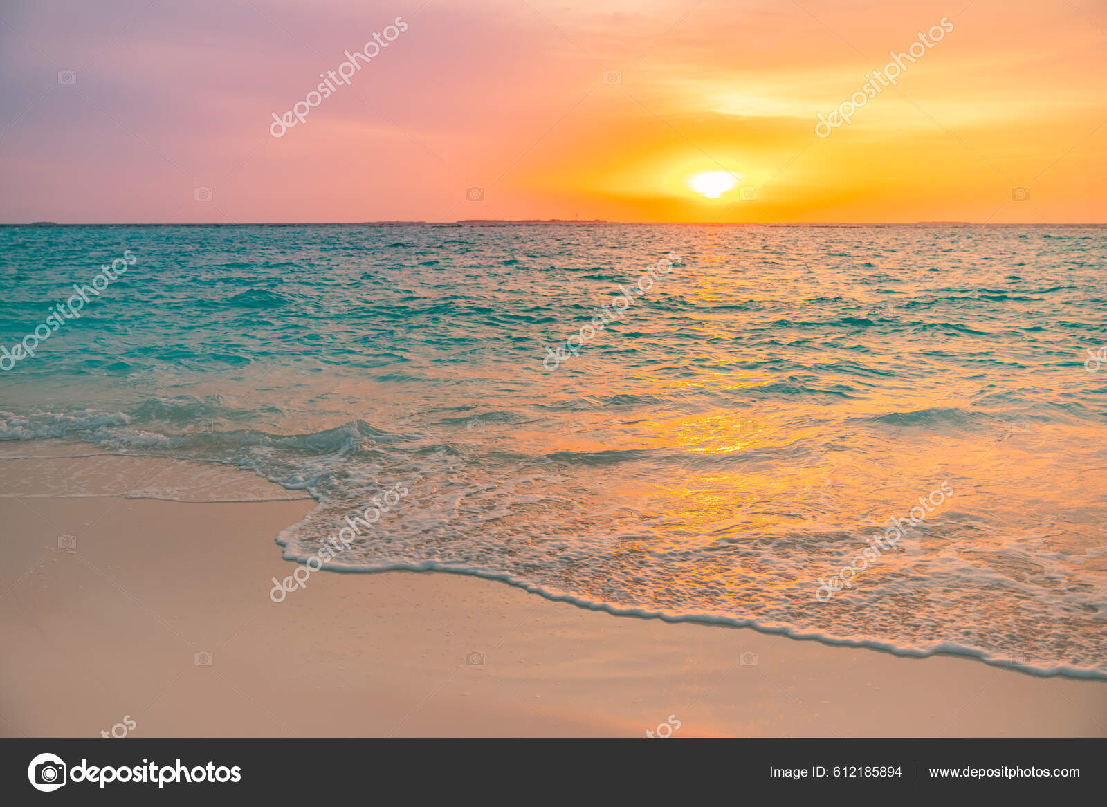 Beach Sunset Landscape