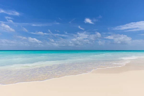 Hermosa Playa Mar Tropical Día Soleado — Foto de Stock