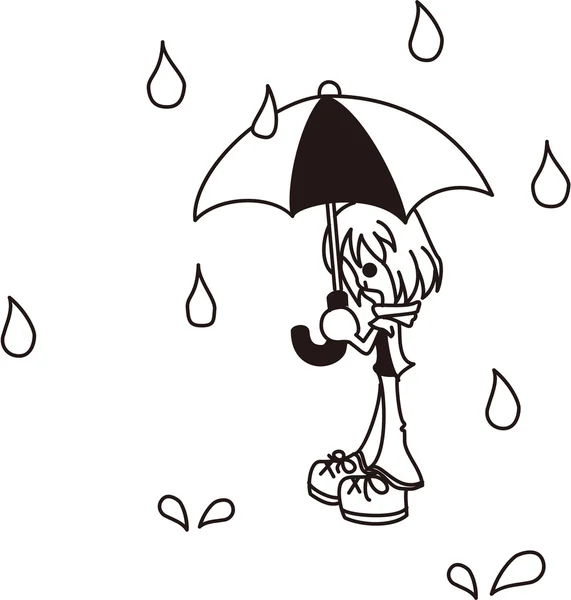 Den déšť — Stockový vektor