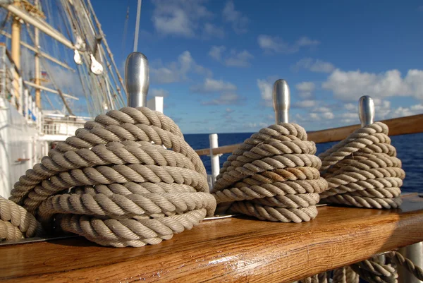 Tackle sailing ship — Stok fotoğraf