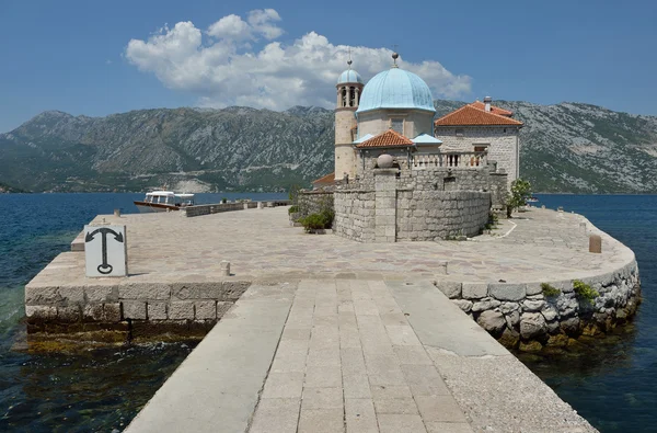 Gospa od skprjela och sveti djordje öarna montenegro — Stockfoto