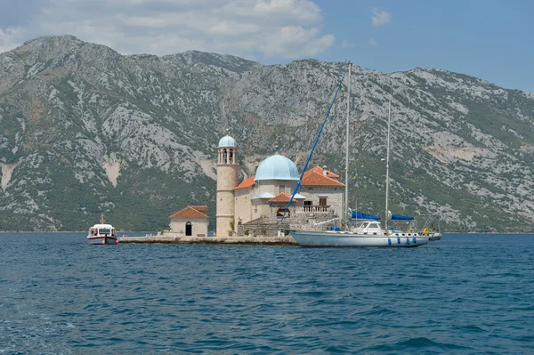 Gospa Od Skprjela e ilhas Sveti Djordje Montenegro — Fotografia de Stock