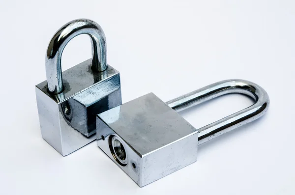 Padlock Isolate On White Background — Stock Photo, Image