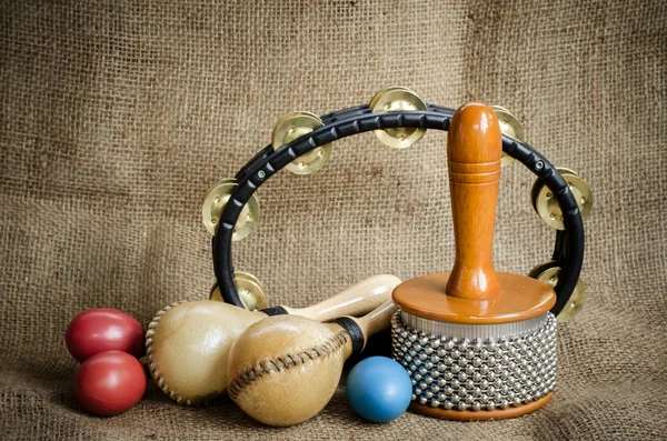 Conjunto de percussão latina — Fotografia de Stock