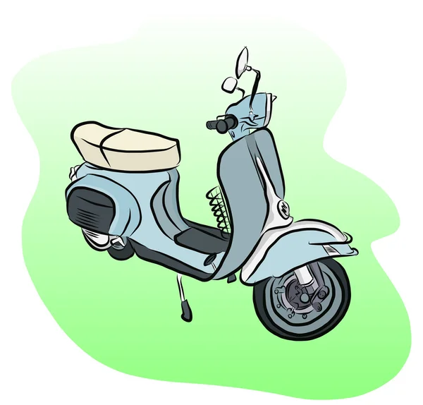 Vettore scooter — Vettoriale Stock