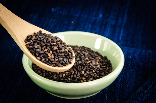 Black sesame — Stock Photo, Image