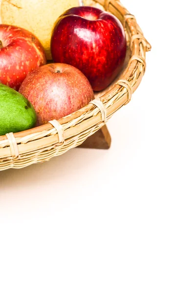 Apples and Chinese pear — Stock Photo, Image