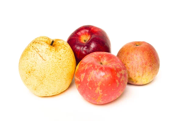 Manzanas y pera china —  Fotos de Stock