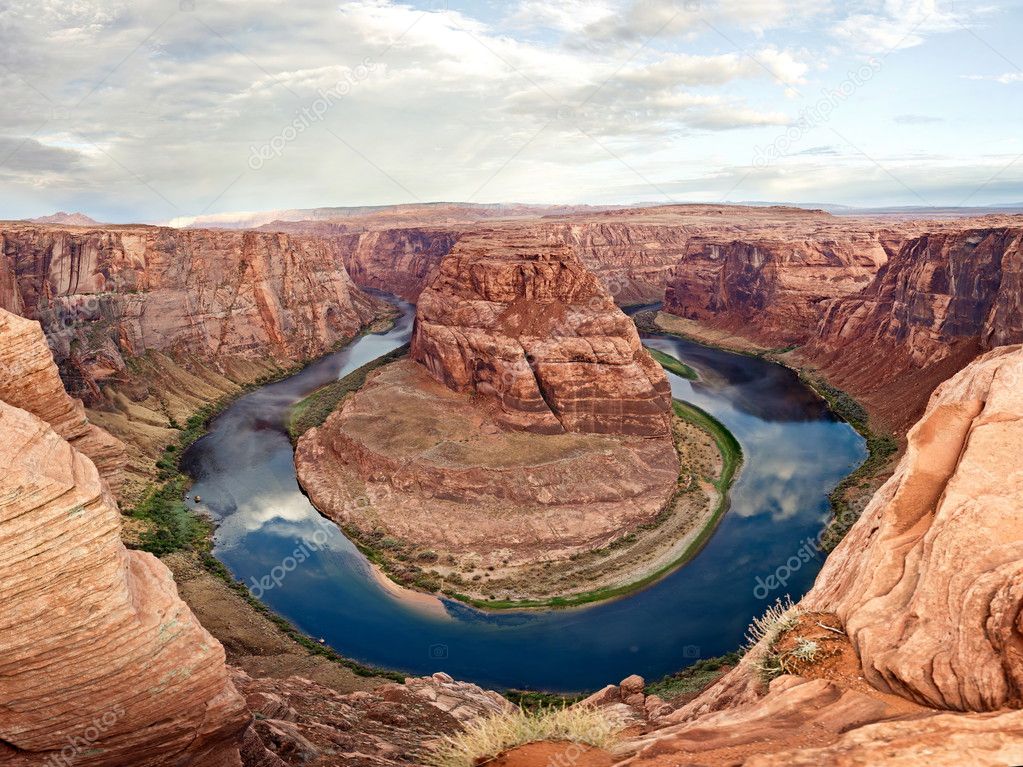 Horseshoe Bend at sunset