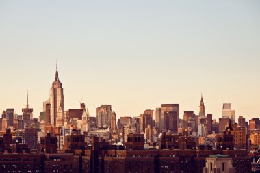 New York city skyline clipart