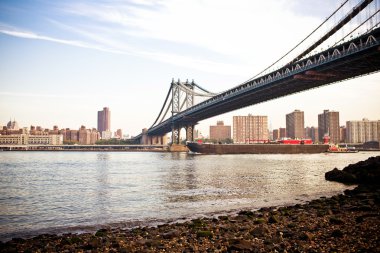 The Manhattan Bridge clipart