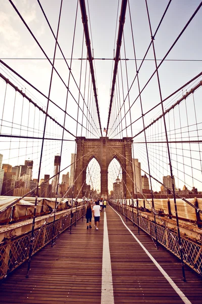 Brooklyn Bridge in New York — Stockfoto