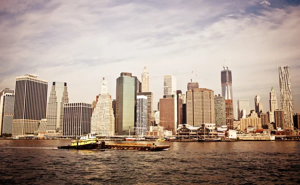 Skyline von New York City — Stockfoto