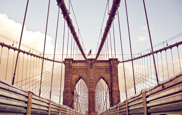 뉴욕의 브루클린 다리 — 스톡 사진