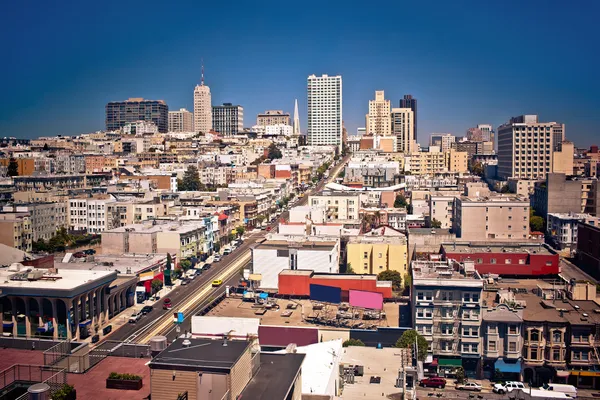 Visa av san francisco, usa — Stockfoto