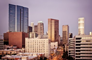 sabah erkenden, Los angeles manzarası