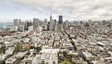 View of San Francisco, USA clipart