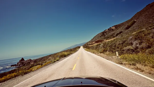 Ruta 1, también conocida como la autopista de la costa del Pacífico — Foto de Stock