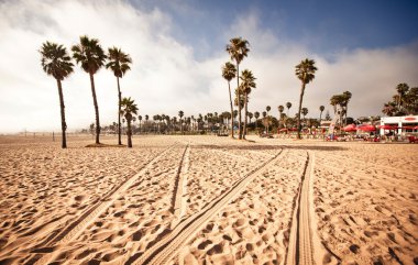 Santa Monica Beach, California, USA clipart