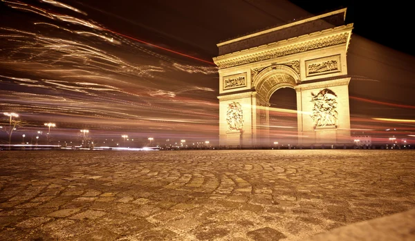 Slavné arc de triomphe — Stock fotografie