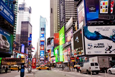 sabah, new York'taki Times Square'de