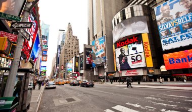 Empty Times Square in New York City