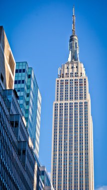 empire state binasının tepesine