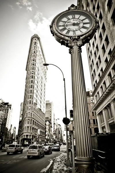 Flat Iron building facade — Stock Photo, Image