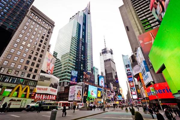 Teatros da Broadway, em Nova York. — Fotografia de Stock