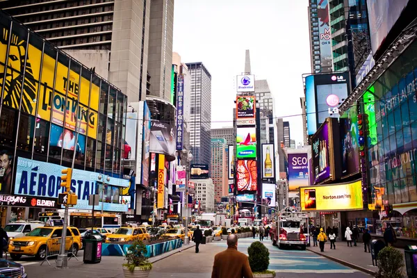 Times Square w Nowym Jorku. — Zdjęcie stockowe