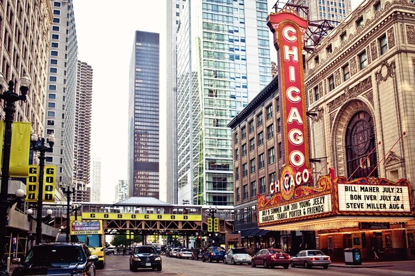 Chicago Theater — Stok fotoğraf