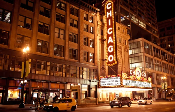 Chicago Theater em Chicago — Fotografia de Stock