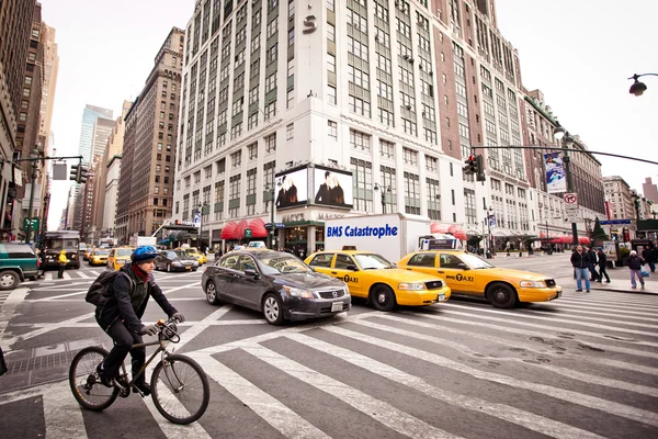 City streetlife in Manhattan — Stock Photo, Image