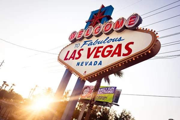 La Bienvenida a Fabuloso Las Vegas — Foto de Stock