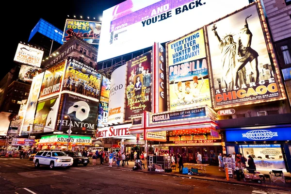 Times Square en Manhattan — Foto de Stock