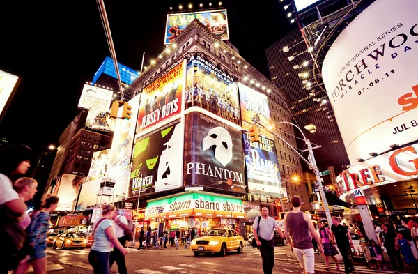 Times Square en Manhattan —  Fotos de Stock