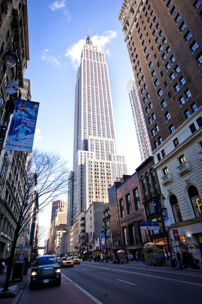 City Streetscene in Manhattan Stock Image
