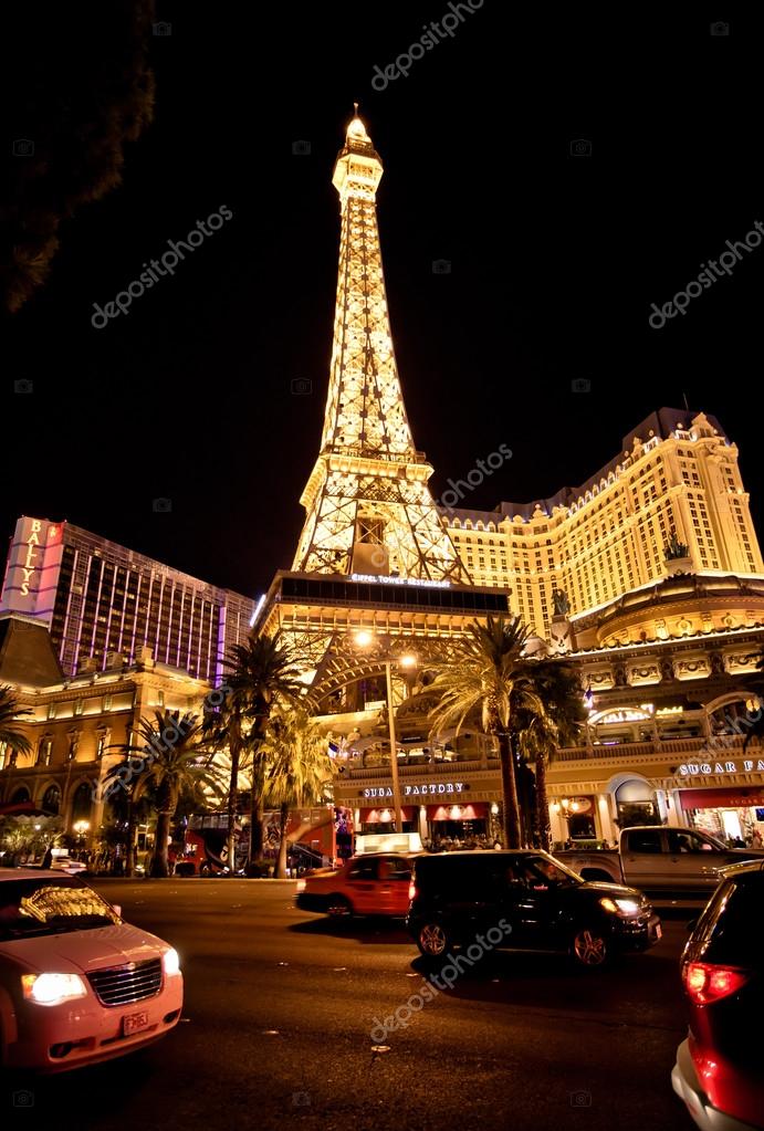 Las Vegas Strip Paris Hotel Casino Attractions Editorial Photography -  Image of hotel, romantic: 109560767