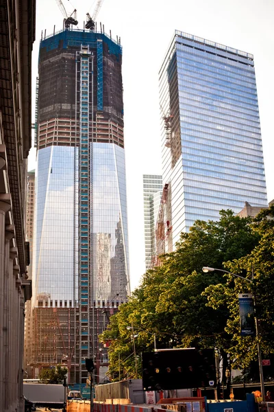 New York'taki Dünya Ticaret Merkezi — Stok fotoğraf