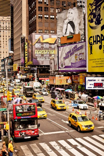 Times Square en Manhattan — Foto de Stock