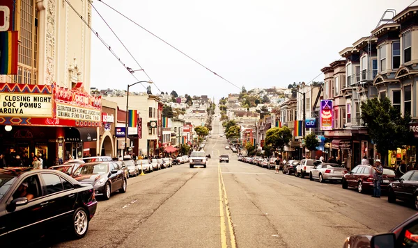 Castro district in San Francisco — Stock Photo, Image