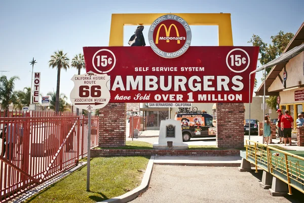 First McDonalds in the world — Stock Photo, Image