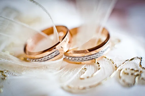 Dos anillos de boda —  Fotos de Stock