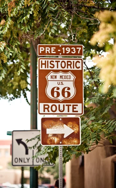 Route 66 tecken — Stockfoto