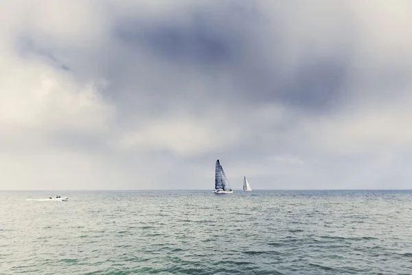 Segelschiff-Yachten — Stockfoto