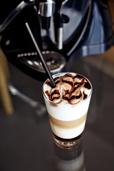 Latte macchiato — Stock fotografie